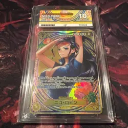 ACE GEM MINT 10 Nico Robin EB03-055 SP Alt Art Heroines Edition One Piece Japan - Image 1