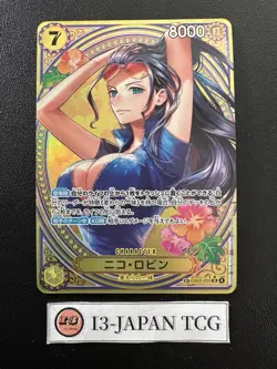 Nico Robin EB03-055 SP Alt Art SR Heroines Edition One Piece Card Japanese - Image 1