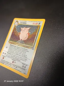 Clefable 1/64 Holo Rare Unlimited Jungle Set 1999 - Pokemon Card TCG (NM) - Image 2