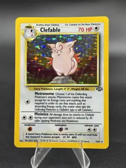Clefable - 1/64 - Jungle Unlimited 1999 - WOTC - Holo Rare - NM/LP - Pokemon TCG - Image 1