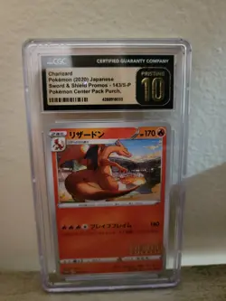 Charizard #143/S-P CGC 10 Pristine – Japanese Promo 2020 – Pokemon TCG - Image 1