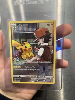 Pokemon TCG-Pikachu Secret Rare 241/236 Sm-Cosmic Eclipse Holo NM-MINT - Image 1