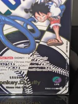 Monkey.D.Luffy(010) Dodgers x One Piece EB02-010 One Piece Promotion NM Card - Image 4