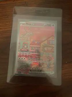 Pokemon TCG Mew EX 053 Holo Black Star Promo Scarlet & Violet 151 Card - Image 1
