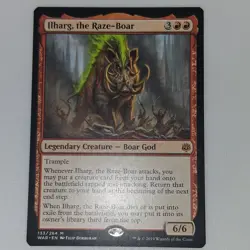 Ilharg, the Raze-Boar War of the Spark Mythic Red Legendary Creature Card 133 - Image 1