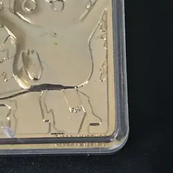 PIKACHU 23K Gold Plated Trading Card - 1999 Burger King Promo Pokemon - Image 3