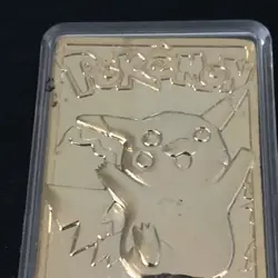 PIKACHU 23K Gold Plated Trading Card - 1999 Burger King Promo Pokemon - Image 5