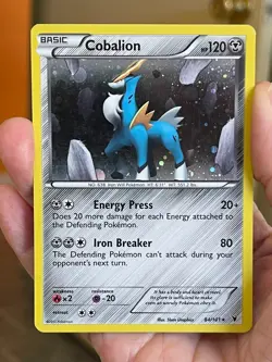 POKEMON COBALION 84/101 RARE COSMOS HOLOFOIL NOBLE VICTORIES LP CARD - Image 1