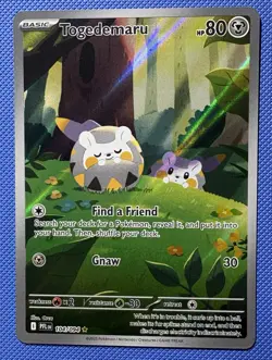 Pokemon Togedemaru 104/094 Me02: Phantasmal Flames Illustration Rare Holo Card - Image 1
