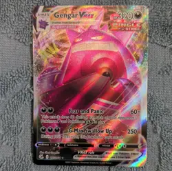 Pokemon Gengar VMAX 157/264 Fusion Strike Ultra Rare Full Art Holo 320 HP Card - Image 1
