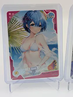 Rem, Re:Zero Waifu Cards Goddess Story Senpai Doujin Anime girl CCG Waifu Cards - Image 3