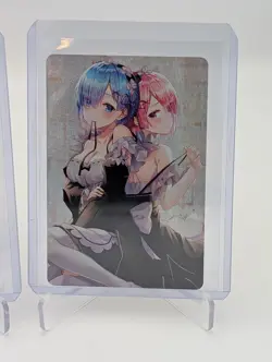 Rem, Re:Zero Waifu Cards Goddess Story Senpai Doujin Anime girl CCG Waifu Cards - Image 5