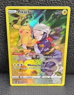 Pokemon TCG Pikachu TG05/TG30 Lost Origin Trainer Gallery Holo Card -LP - Image 1