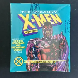 1992 Impel Uncanny X-Men by Jim Lee Purple Wolverine Sealed Trading Card Box - Image 1