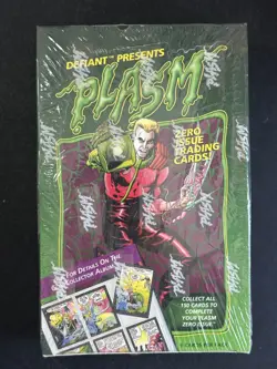 1993 Defiant Plasm Zero Issue Trading Cards Sealed Box - Image 1