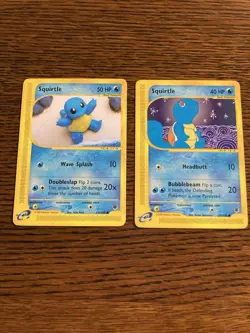 Pokemon Expedition Lot 2 Cards Squirtle 131,132/165 Non-Holo NM/M - Image 1