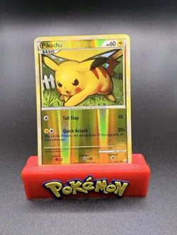 Pikachu 78/123 HeartGold & SoulSilver Reverse Holo - LP/NM Pokemon Card - Image 1