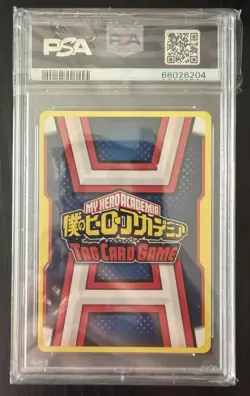 PSA 9 HA-DVD Katsuki Bakugo & Iida #002 Promo My Hero Academia Tag Card Game - Image 2
