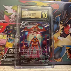 CGC 10 Pristine Deoxys VMAX 222/172 SAR VSTAR Universe s12a Pokemon Card - Image 1