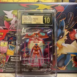 CGC 10 Pristine Deoxys VMAX 222/172 SAR VSTAR Universe s12a Pokemon Card - Image 2