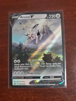 Pokemon TCG Arceus v SWSH204 Sword & Shield Promo Card Mint Condition - Image 1