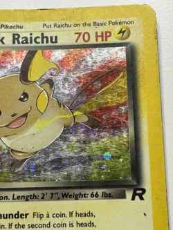 Dark Raichu 83/82 Team Rocket WoTC Holo Rare HP - SWIRL - Pokemon Card - Image 4