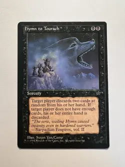 Hymn to Tourach - MTG Fallen Empires (38a Susan Van Camp) - NM - Image 1