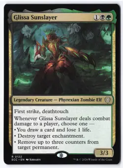 Glissa Sunslayer R Commander: Lorwyn Eclipsed 122 NM - Image 1