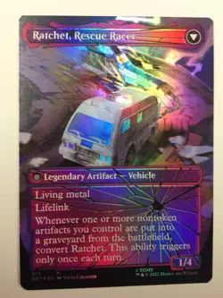 Ratchet Field Medic Shatterd Glass Foil Magic The Gathering Wizard MTG Used - Image 2
