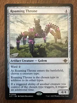 MTG Roaming Throne LCI The Lost Caverns of Ixalan #0258 Magic the Gathering NM - Image 1