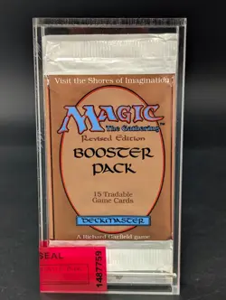 1994 Magic The Gathering MTG Revised Edition Booster Pack Sealed - Image 1