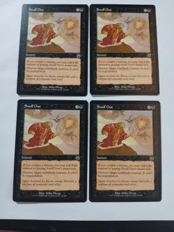 Magic The Gathering Snuff Out Mercadian Masques X4 LP/NM Condition ●122 - Image 1