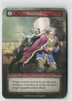 Sorcery Contested Realm Beta Backstab x3 NM Exceptional - Image 1