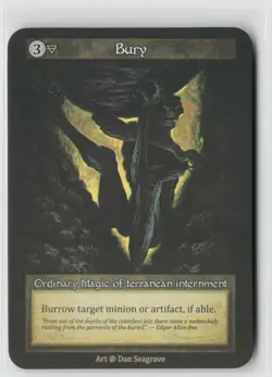 Sorcery Contested Realm Beta Bury x4 NM Ordinary - Image 1