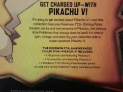 Pokemon Shining Fates Pikachu V Collection Box New & Sealed features 4 x booster 820650808692 - Image 5