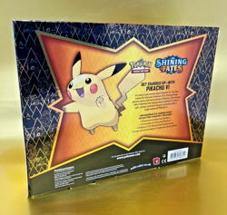 2021 POKEMON PIKACHU V COLLECTION BOX SHINING FATES NEW FACTORY SEALED Rare - Image 2