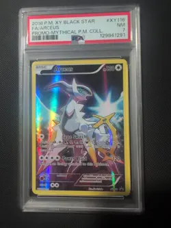 Pokemon TCG Arceus Full Art Holo Black Star Promo Card XY116 - Image 1