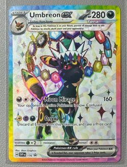 Pokemon Prismatic Evolutions Umbreon ex 176 SVP176 Figure Collection Promo 3 - Image 1