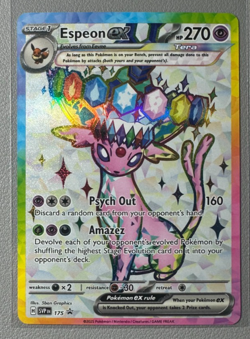 Pokemon Prismatic Evolutions Espeon ex 175 SVP175 Figure Collection Promo 3 - Image 1