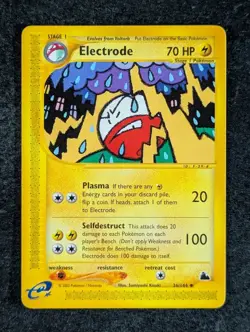 2003 Pokemon ELECTRODE #36/144 Skyridge Uncommon Lightning Vintage English - Image 1