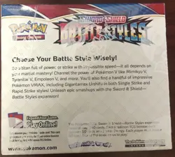 POKEMON SWORD & SHIELD BATTLE STYLES BOOSTER BOX SEALED SWSH5 - Image 2