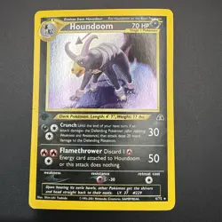 Pokemon TCG Houndoom Neo Revelation 4/75 1st Edition - Image 1