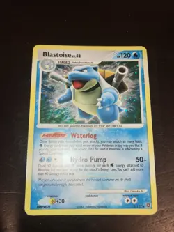 Pokemon TCG Blastoise LV. 52 Secret Wonders Rare Holo Lightly Played 2/132 - Image 4