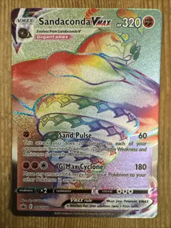 Sandaconda VMAX - 206/198 - Pokemon Chilling Reign Sword & Shield Secret Rare NM - Image 1
