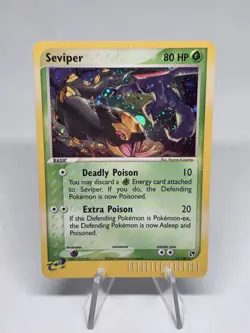 Pokemon TCG Seviper EX Sandstorm 11/100 Holo Rare! WOTC Vintage 2003! - Image 1