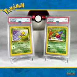 Bellsprout & Weepinbell - Pokemon TCG - 1999 Jungle Set - 1st Edition - PSA 9 - Image 1