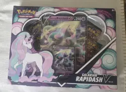 Pokemon Galarian Rapidash V Box Samlekort Sealed 820650808739 - Image 1