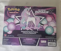 Pokemon Galarian Rapidash V Box Samlekort Sealed 820650808739 - Image 2