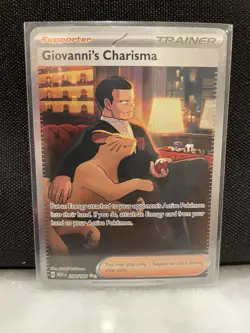 Pokemon TCG - Giovanni's Charisma 204/165 - S&V 151 SIR - NM - Image 1