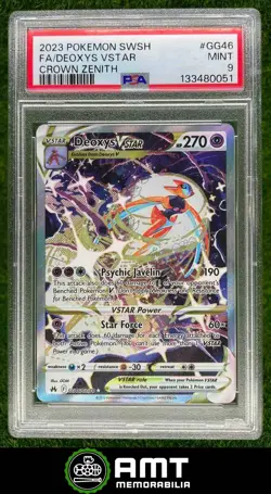 Deoxys VSTAR 2023 Pokemon Sword & Shield Crown Zenith Galarian Gallery GG46/GG70 - Image 1